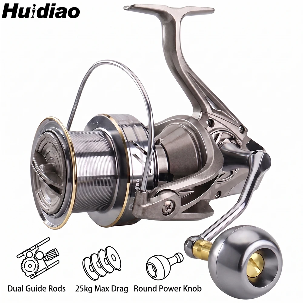 Abu Garcia Reel Max - Huidiao KNIGHT ST ビッグゲームスピニングフィッシングリール サーフキャスティングリール 8000