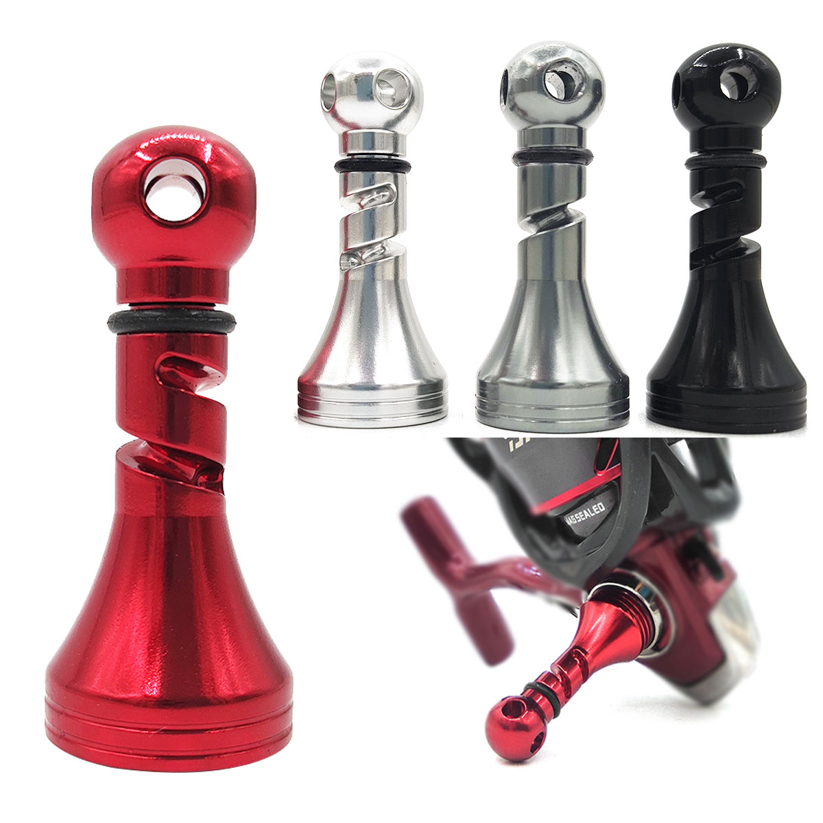 Penn Reel Battle - 釣りリールハンドルスタンドダイワシマノペンスピニングリールスタンドバランサー釣りリール交換バランスバー
