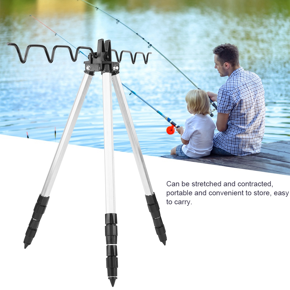 釣り竿三脚ホルダー多機能ロッド三脚屋外海釣りサポートスタンド - Fishing Rod Casting のレビューと価格