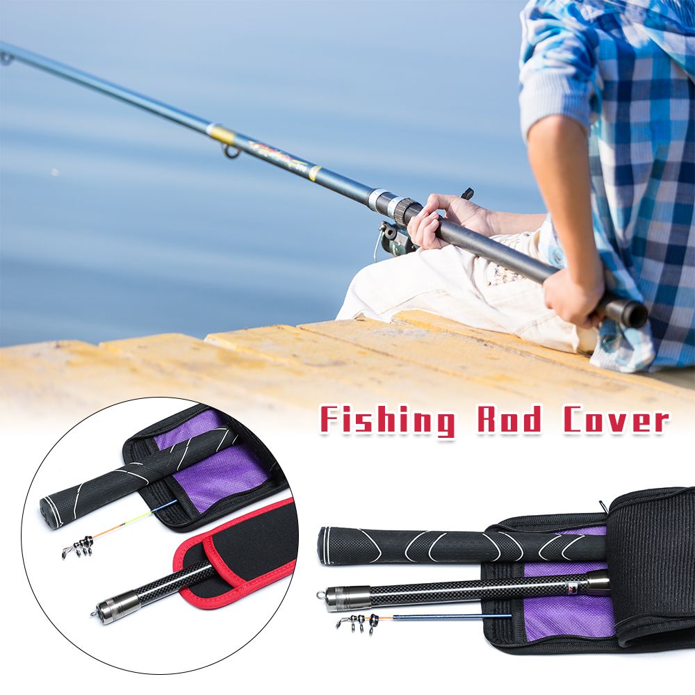 釣り用保護ロッド,耐摩耗性,柔らかく,厚く,収納ケース,ロッ - Fishing Rod Case のレビューと価格