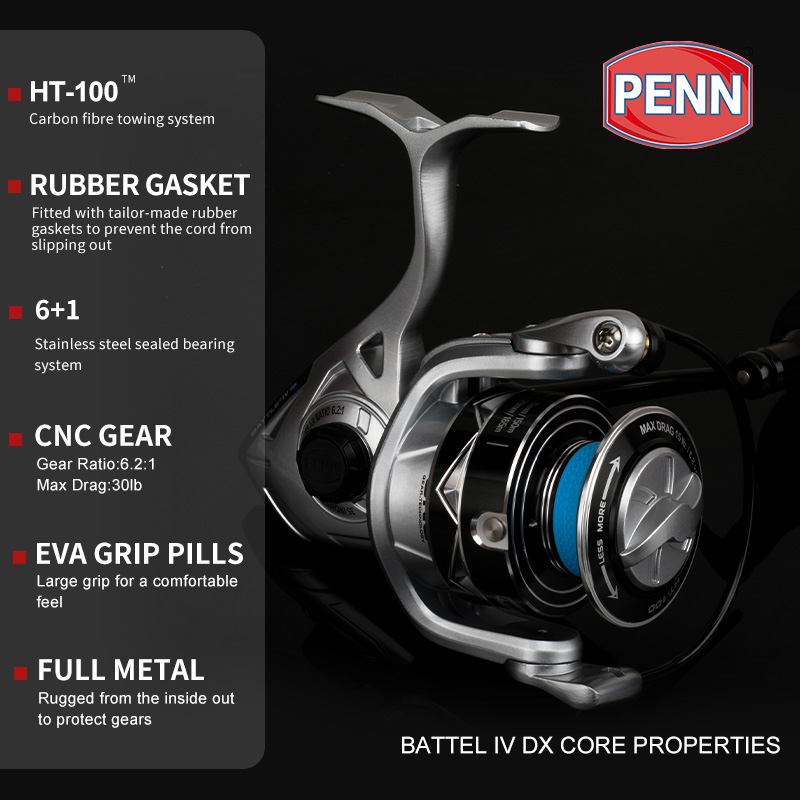 ペン バトル BTL IV DX 3000 4000 500 - Penn Reel Battle のレビューと価格