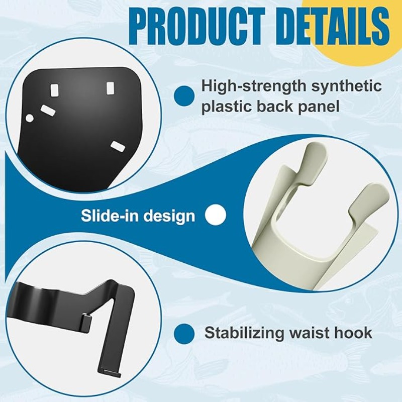 1PC 屋外釣り竿ウエストホルスターハンズフリースライドイン - Fishing Rod Fly のレビューと価格